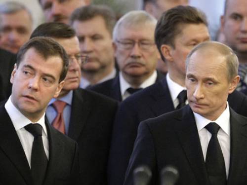 Medvedev and Putin (Getty Images)
