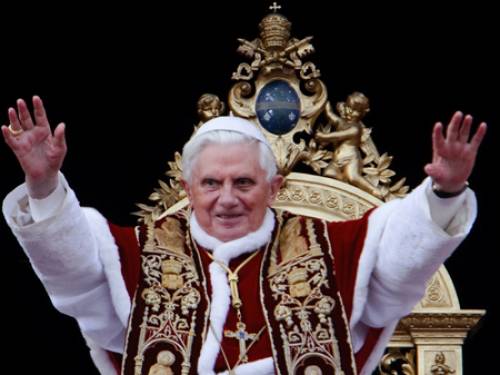 Pope Benedict XVI has been accused of shielding predatory priests in a Europe-wide abuse scandal (Getty images)