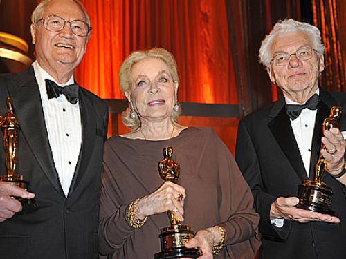 B-movie legend Roger Corman, actress Lauren Bacall and cinematographer Gordon Willis were handed honorary Oscar awards (AFP/Getty)