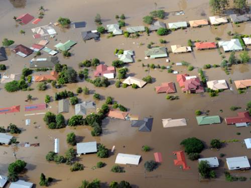 The Queensland floods have killed 16 people since the downpour started last month, inundating towns. (AAP)