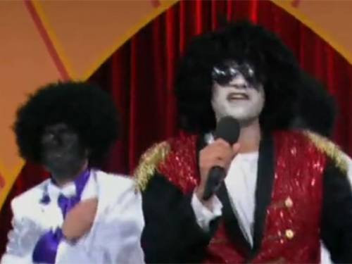 The skit has caused a storm of controversy. 