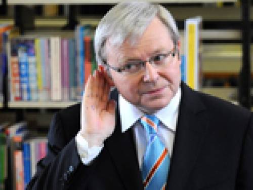 Prime Minister Kevin Rudd has reportedly spent $454 million on consultants in the past financial year. (AAP)