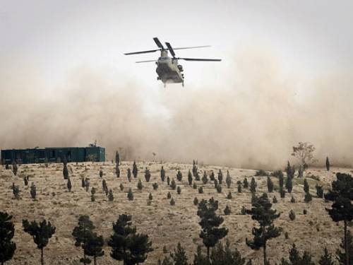 There are currently around 110,000 coalition forces in Afghanistan. (Getty)