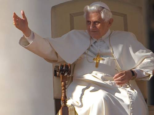 Pope Benedict XV1. (Getty)