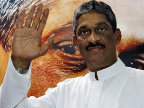 Sarath Fonseka was defeated in Sri Lanka's presidential elections earlier this year (AAP)