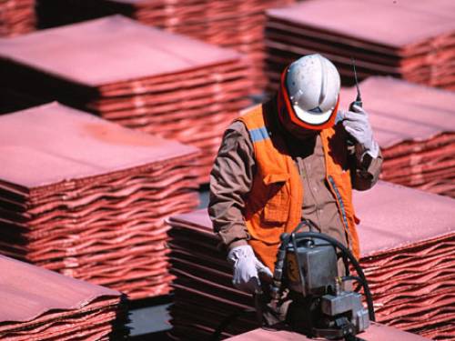 Copper prices surged in early trading on Monday due to supply worries caused by the earthquake in Chile, jumping 5.6 percent on the London Metal Exchange. (AP)
