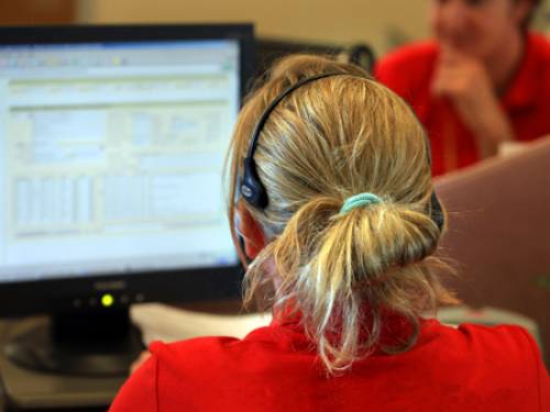 Researchers have found a link between vocal health and overall health among telemarketers (Getty Images)
