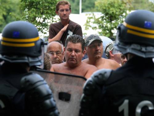 France has expelled Roma people under police escort. (AP)