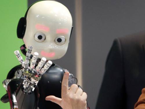 Closer than you think - robotic arms within which pain can be felt. (AAP)