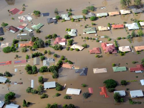 The Queensland floods have killed 16 people since the downpour started last month, inundating towns. (AAP)