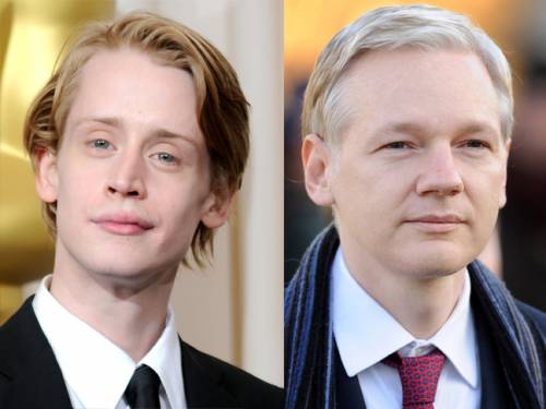 Macaulay Culkin (left), known for his performance in 