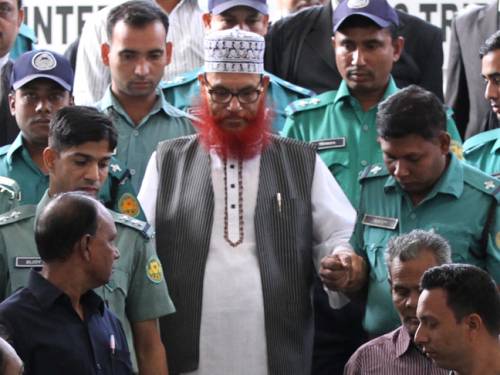 Sayedee is charged with crimes against humanity, genocide, murder, rape, religious persecution and enslavement. (Getty)