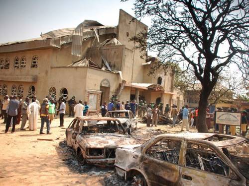 Boko Haram claimed responsibility for a series of bomb attacks across Nigeria on Christmas Day, including one at a church  near Abuja that killed at least 37 people. (AAP)