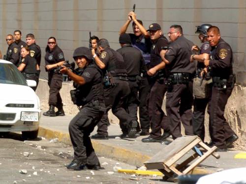 FILE: A photo taken during a 2008 prison riot in Tijuana. (EPA/AFN)
