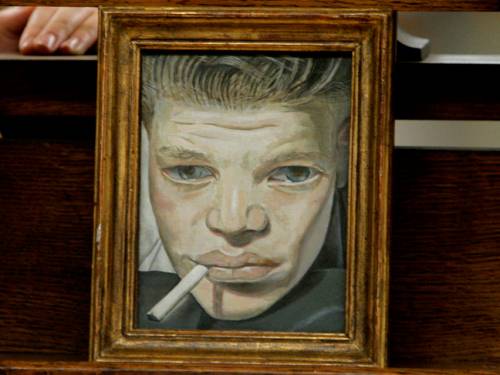 Freud's 'Boy Smoking,' dated 1951-2.