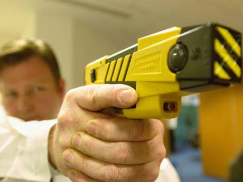 Officials say the policeman involved in the Taser incident will not be disciplined for his actions (Getty)