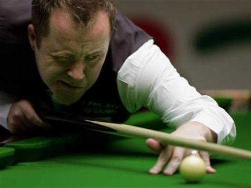 Scotland's John Higgins in a file photo. REUTERS/Bobby Yip