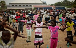 Kids in South Sudan. (AAP)