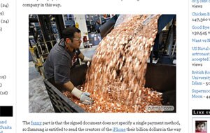 The article as it appeared on a technology website this week.