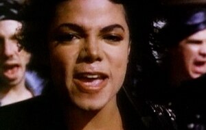 Michael Jackson struts his stuff in the 'Bad' video. (YouTube)