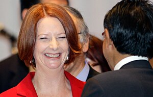 Prime Minister Julia Gillard has expressed her sorrow for the victims of last month's earthquake and tsunami which devastated Japan. (AAP)