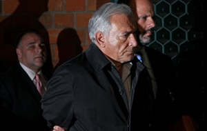 Dominique Strauss-Kahn's world came tumbling down - but America was still standing. (AAP) 