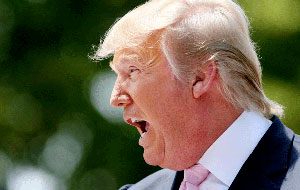Trump is famous for his television program The Apprentice. (AAP)