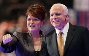 Had it not been for Senator John McCain's desperate play for power back in August of 2008, we may never have met Sarah Palin. (AAP)