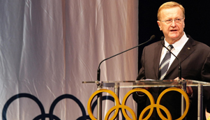 John Coates, Australian Olympic Committee chief, is 