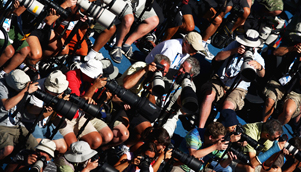 Sports photographers live their lives through a long lens, waiting for that special moment in time [GETTY]