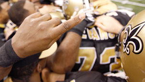New Orleans Saints look set to be emotional favourites in Monday's Super Bowl XLIV. [GETTY]