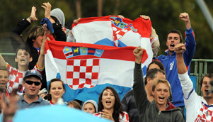 The majority of Croatia fans have acted responsibly at the Australian Open in Melbourne [GETTY]
