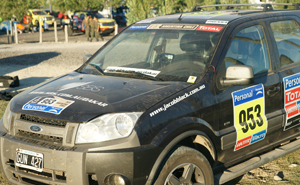 Jacob Black's Ford done and dusted following another Dakar stage (Image: Jacob Black)