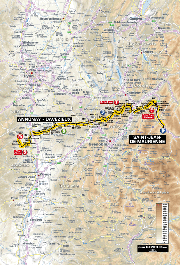 Stage Map of 1200