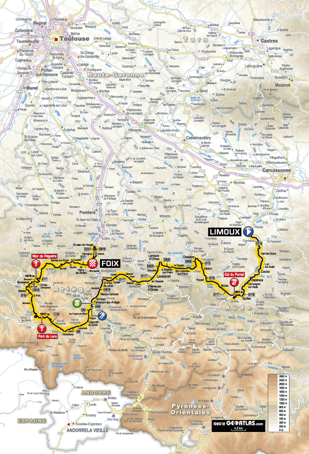 Stage Map of 1400
